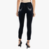 Sissy Boy Womens Mid Waist Skinny Jean Back Pocket Embroid Blue Black | Sissy Boy