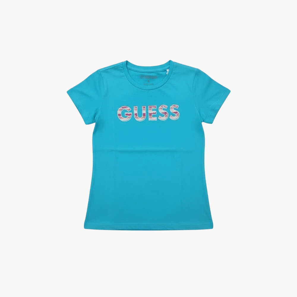 Guess Boys Short Sleeve Tee Blue | Guess