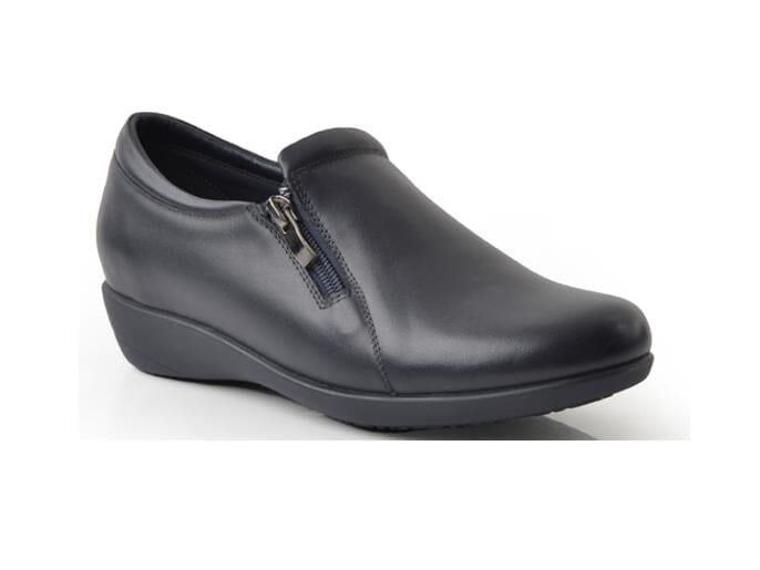 Greencross Womens Slip On Side Zip Navy | Greencross