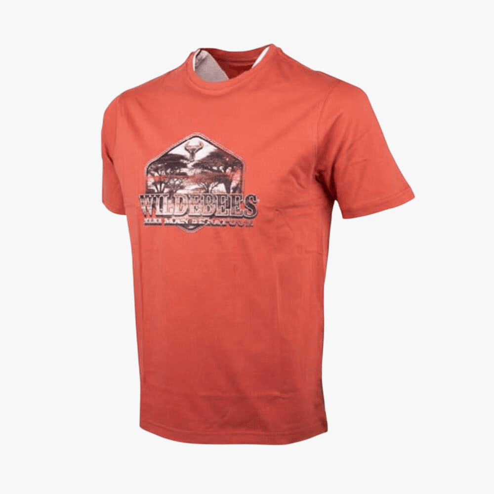 Wildebees Acacia Woodlook Tee Burnt Orange | Wildebees