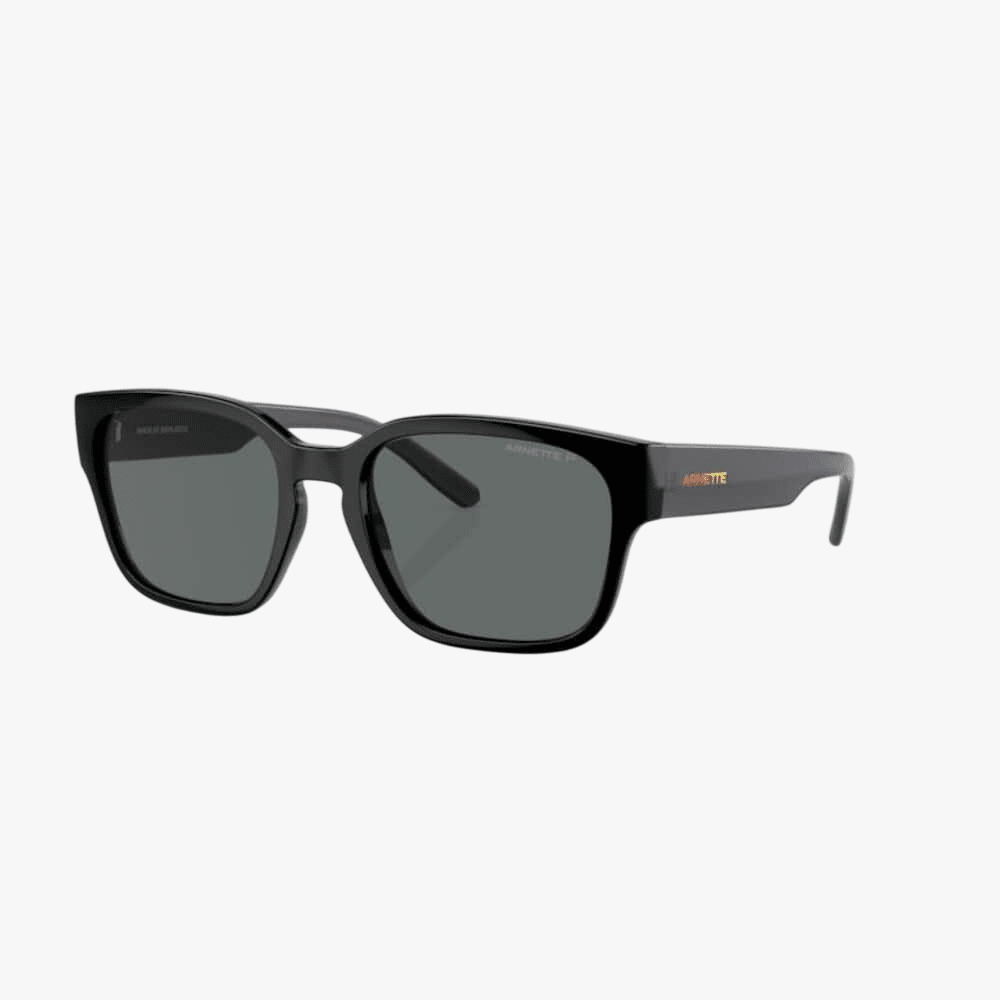 Arnette Mens Homie Black Sunglass Polarized Dark Grey Lens | Arnette