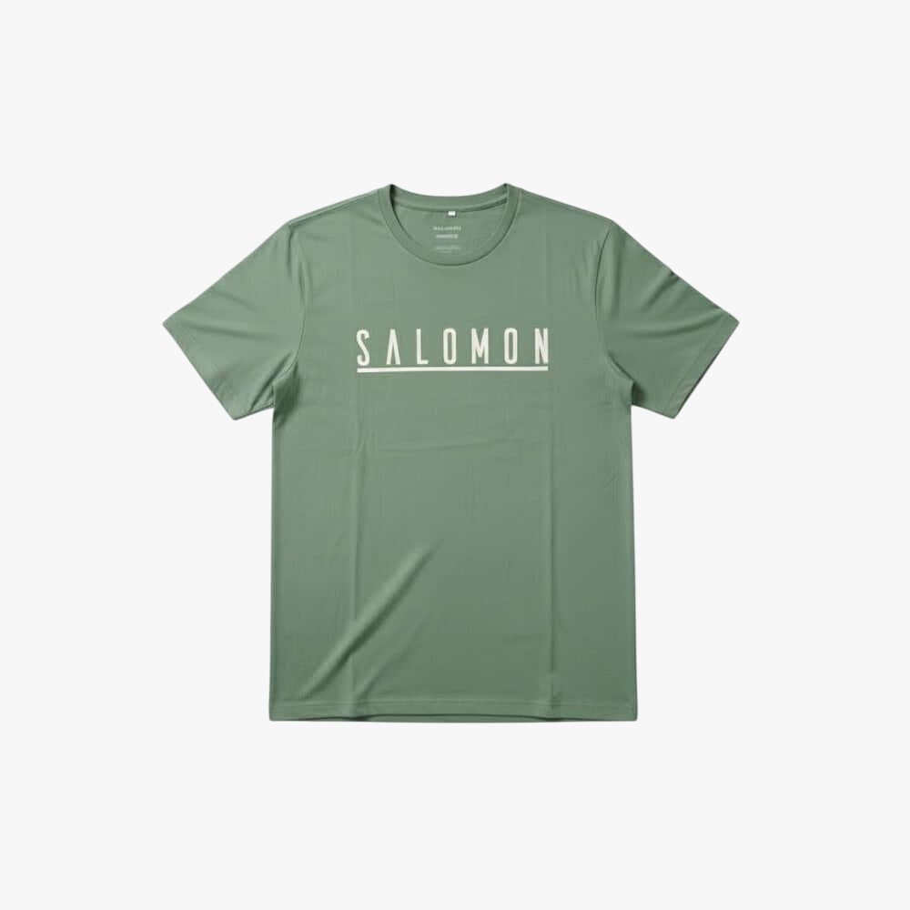 Salomon Mens Underscore Short Sleeve Tee Sage