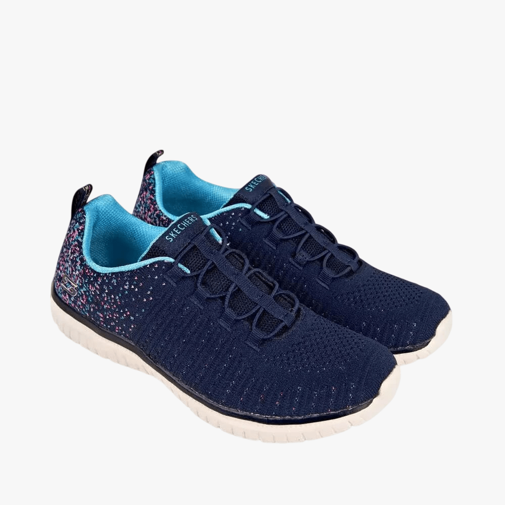 Skecher Womens Virtue Sneaker Navy | Skechers