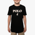 Polo Boys Ted Printed Short Sleeve Tee Black | Polo