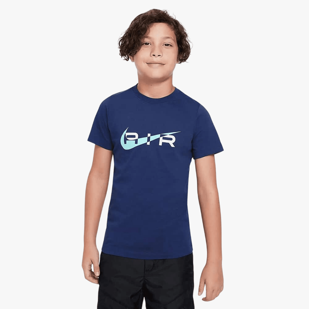 Nike Boys Air Icon Short Sleeve Tee Blue 410 | Nike