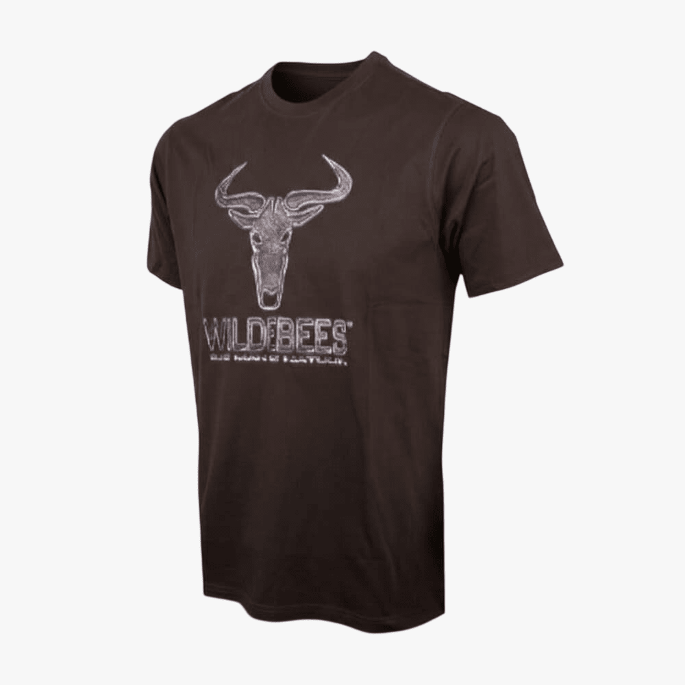 Wildebees Bevel Screed Logo Tee Fatigue | Wildebees