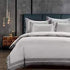 Giorgio King Duvet Cover T400 Stone/Cream | Giorgio