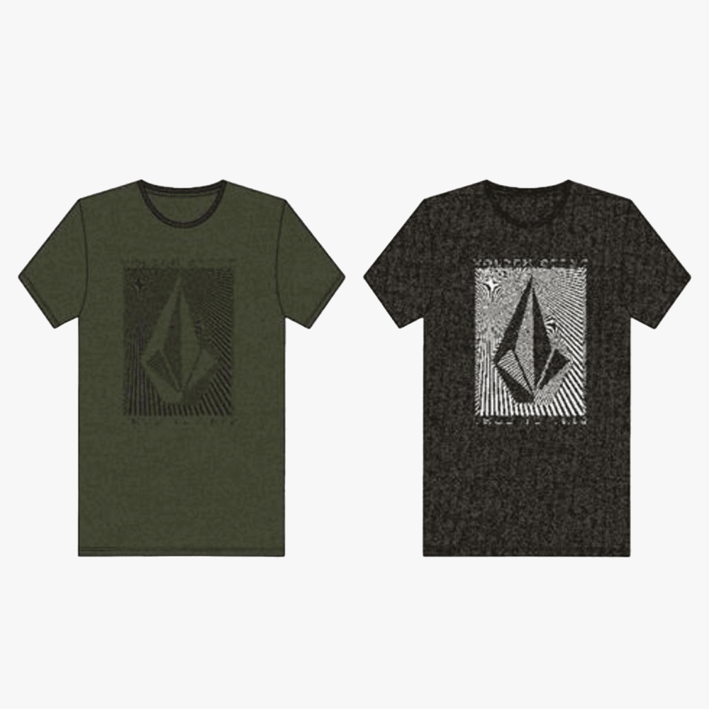 Volcom Mens Op Box Short Sleeve Tee Charcoal Mel | Volcom