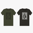 Volcom Mens Op Box Short Sleeve Tee Charcoal Mel | Volcom