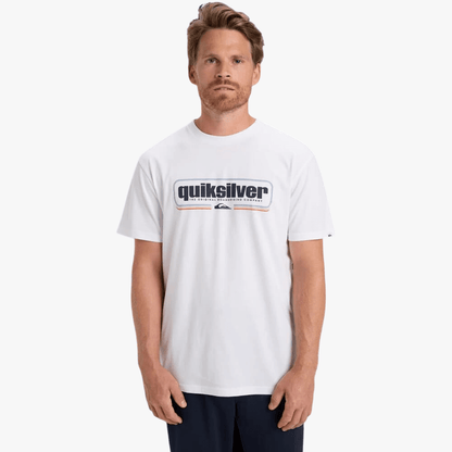 Quiksilver Mens Box Shaped Short Sleeve Tee White | Quiksilver