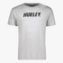 Hurley Mens Fastlane Classic Short Sleeve Tee Heather Grey Black | Hurley
