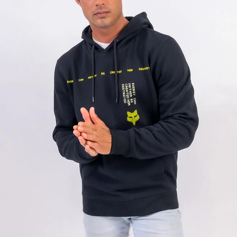 Fox Mens Throttle Oversized Pullover Black