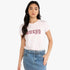 Guess Womens College Short Sleeve Tee Pink | Guess