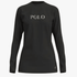 Polo Womens Briana Long Sleeve Foil Tee Black | Polo