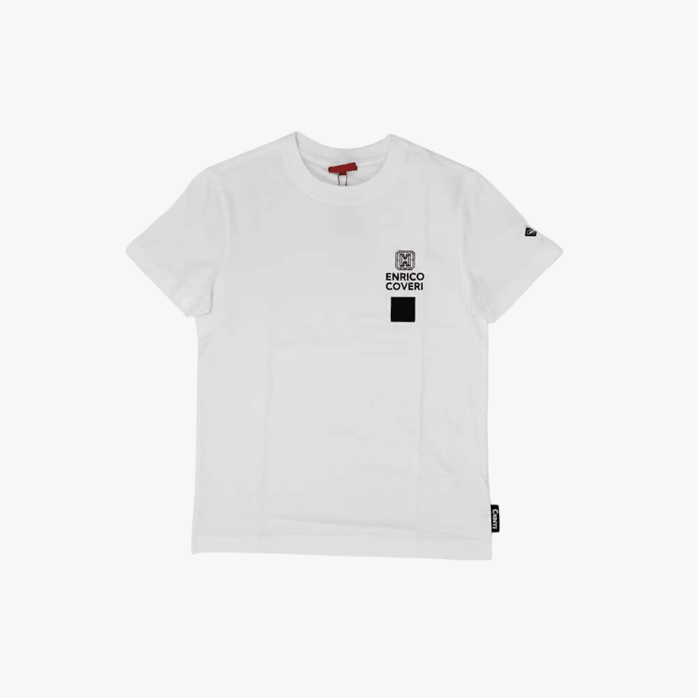 Enrico Coveri Mens Short Sleeve Tee Off White | Enrico Coveri