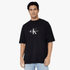 Calvin Klein Mens Archival Monologo Short Sleeve Tee Black | Calvin Klein