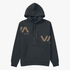 Rvca Mens Va Divided Hoody Pirate Black | Rvca