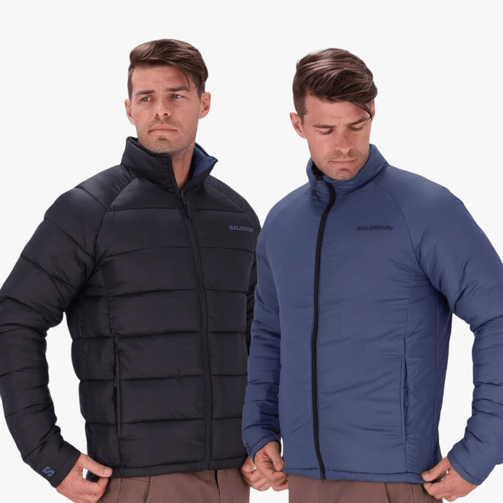 Salomon Mens Eclipse Reversible Jacket Phantom Marlin | Salomon