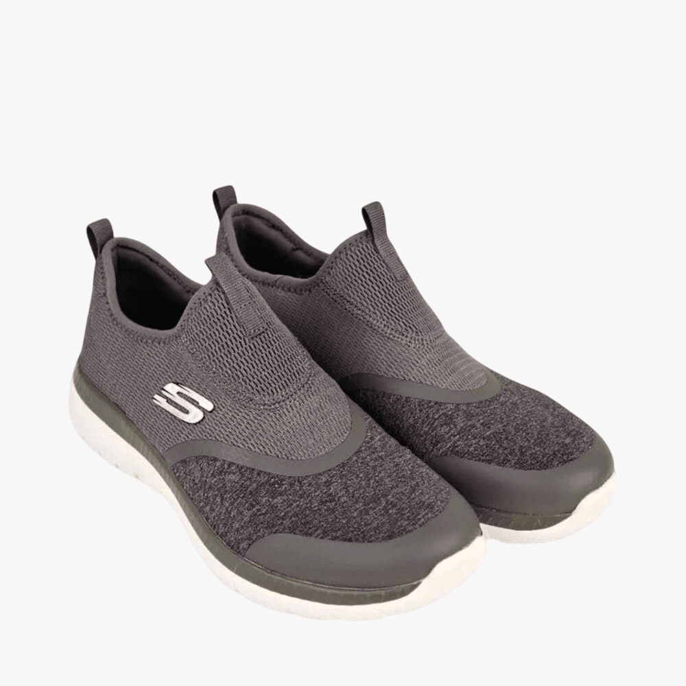 Skechers Womens Bountiful Sneaker Gray | Skechers