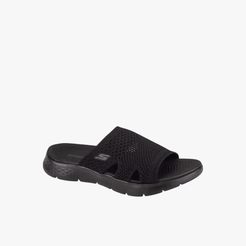 Skechers Womens Go Walk Flex Sandal Black | Skechers