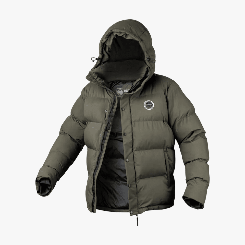Sniper Mens Adventure Puffer Jacket Olive | Sniper