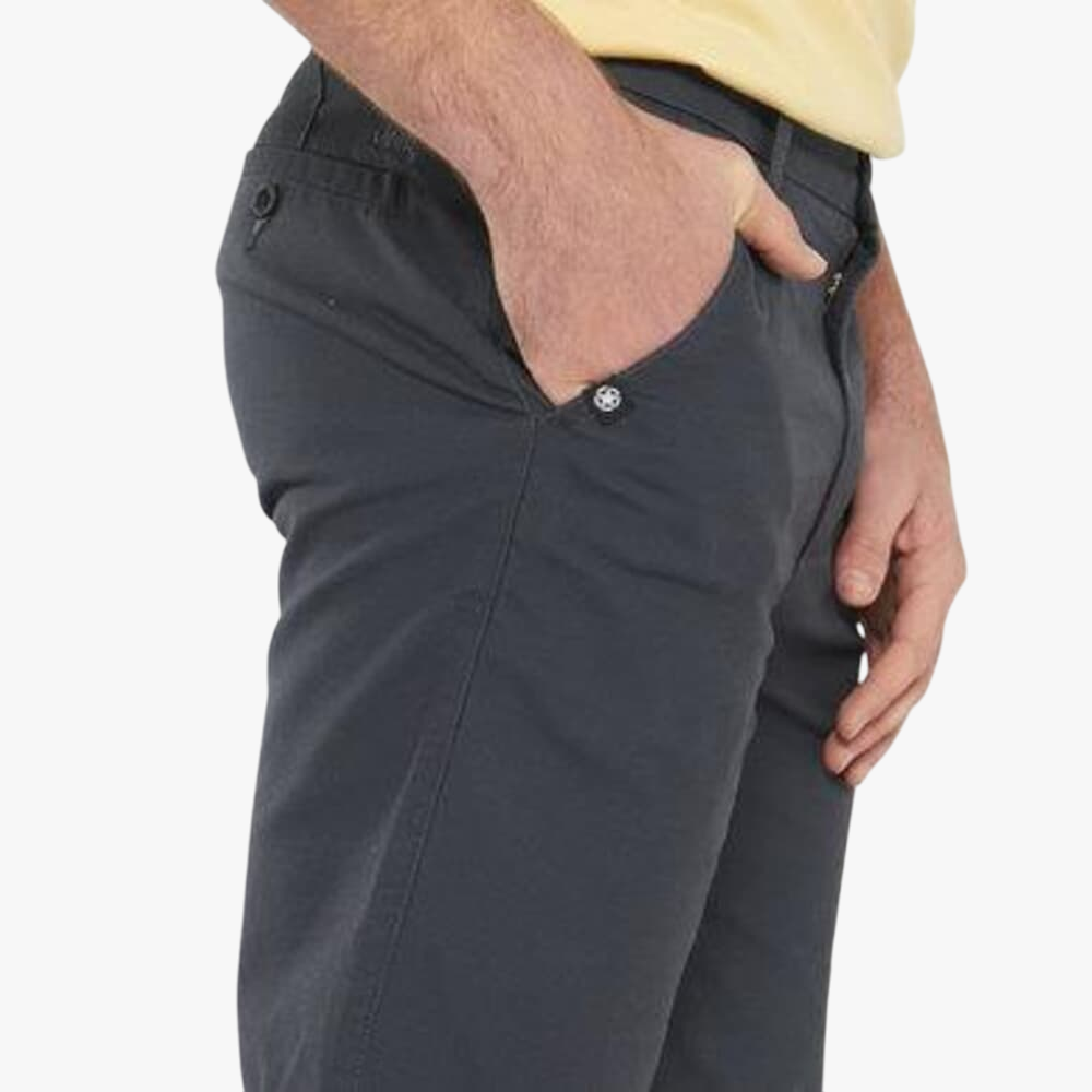 Jeep Mens 26Cm Fixed Waist Chino Short Navy Jeep