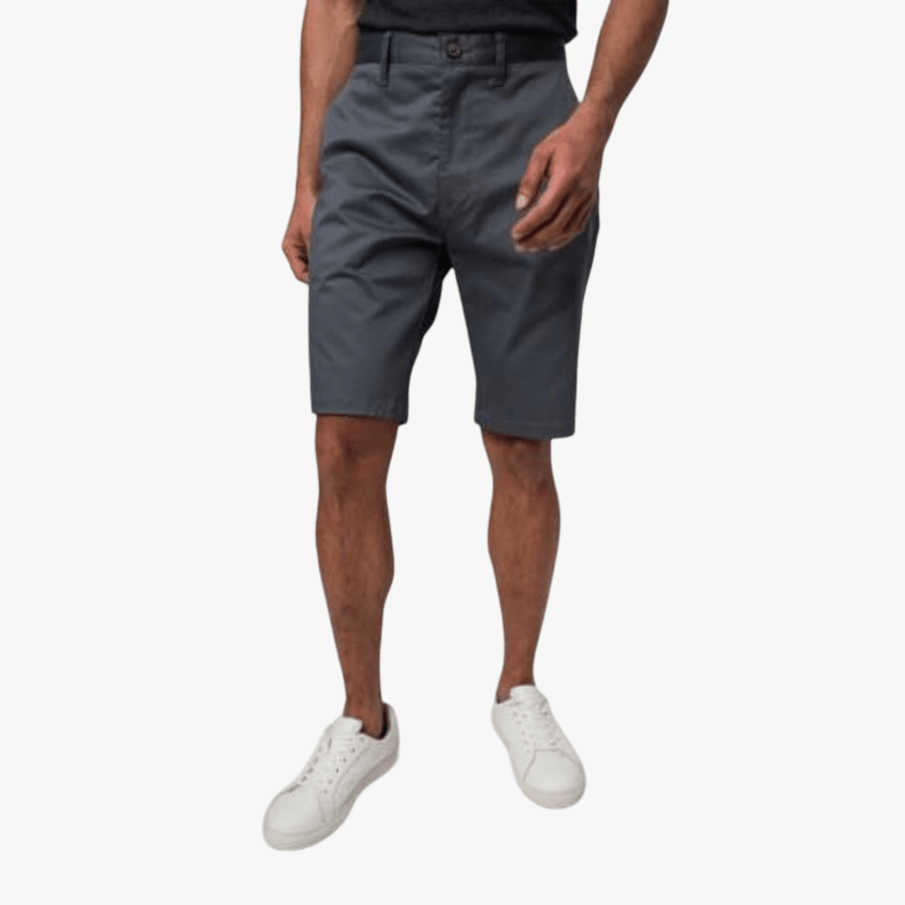 Polo Mens Essential Perfect Chino Shorts Grey | Polo
