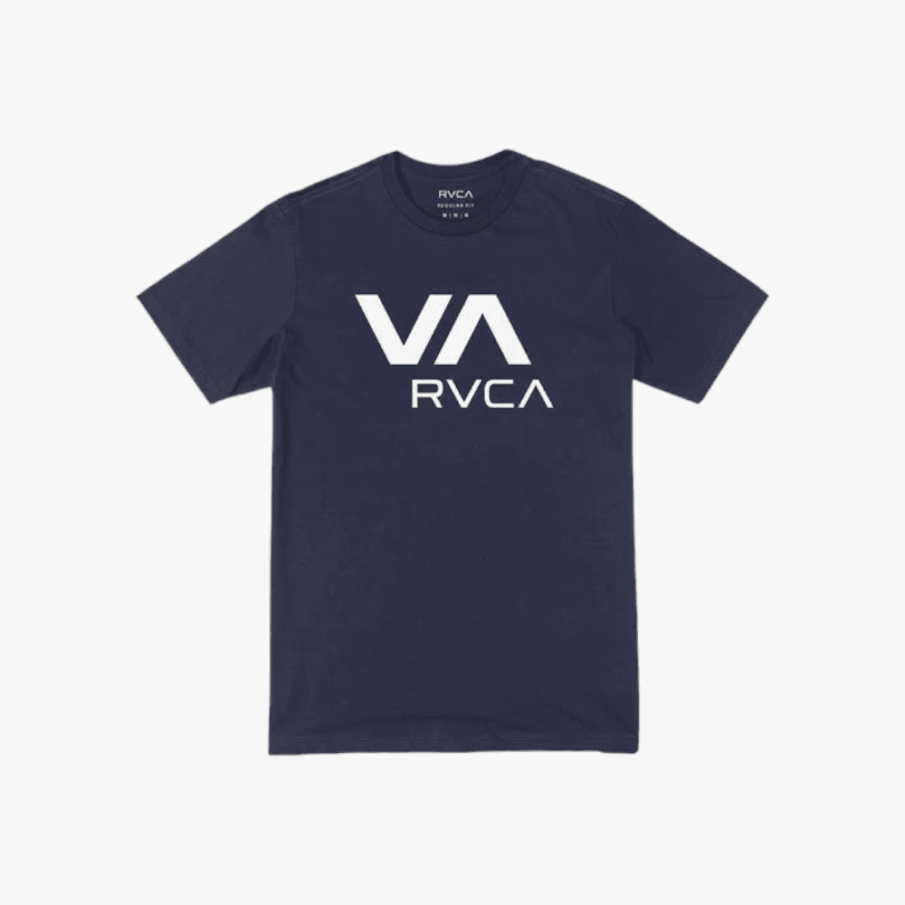 Rvca Mens Va Rvca Short Sleeve Tee Navy | Rvca