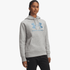 Under Armour Womens Rival Fleece Shimmer Hoody Mod Lt Gray | Under Armour