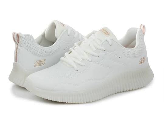 Skechers Womens Bob Geo Off White | Skechers