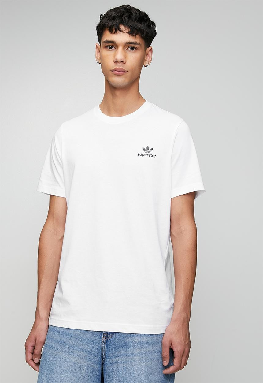 Adidas Mens Paris Superstar Gfx Tee White