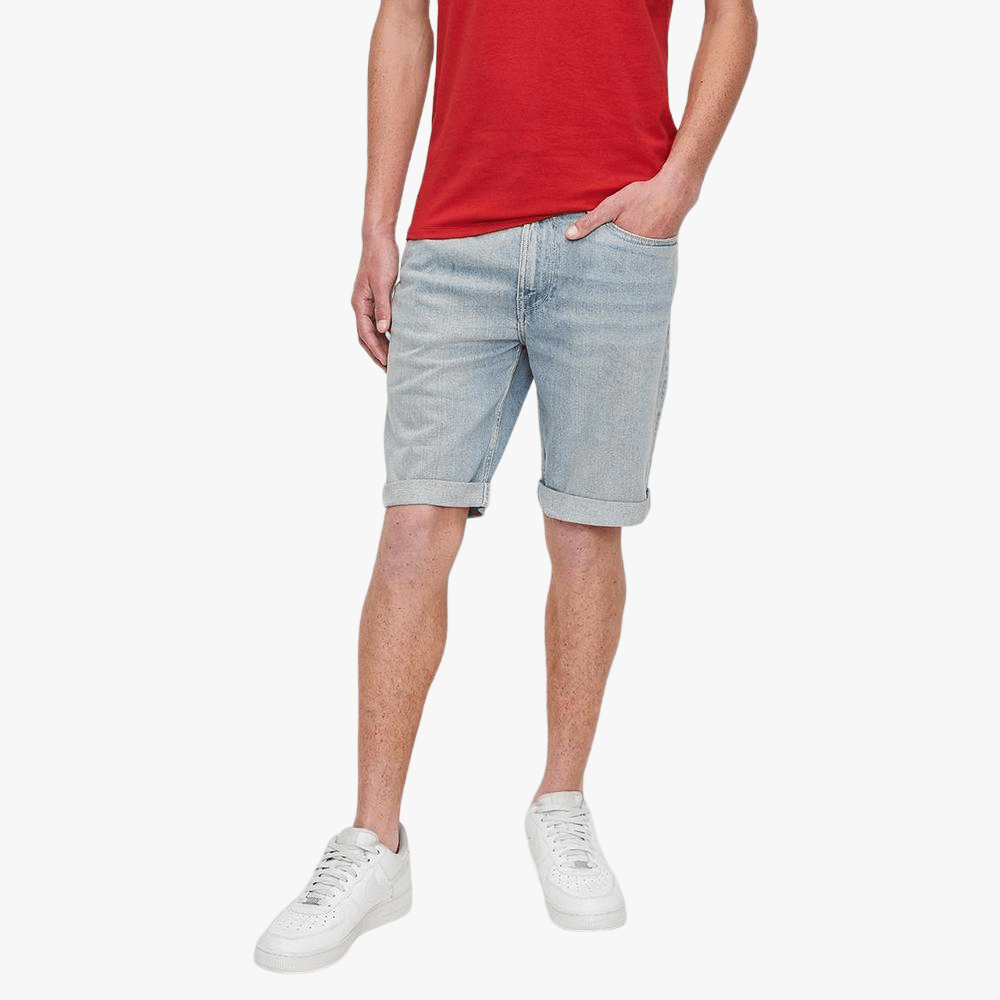 Guess Mens Sandoval Light Wash Denim Shorts | Guess