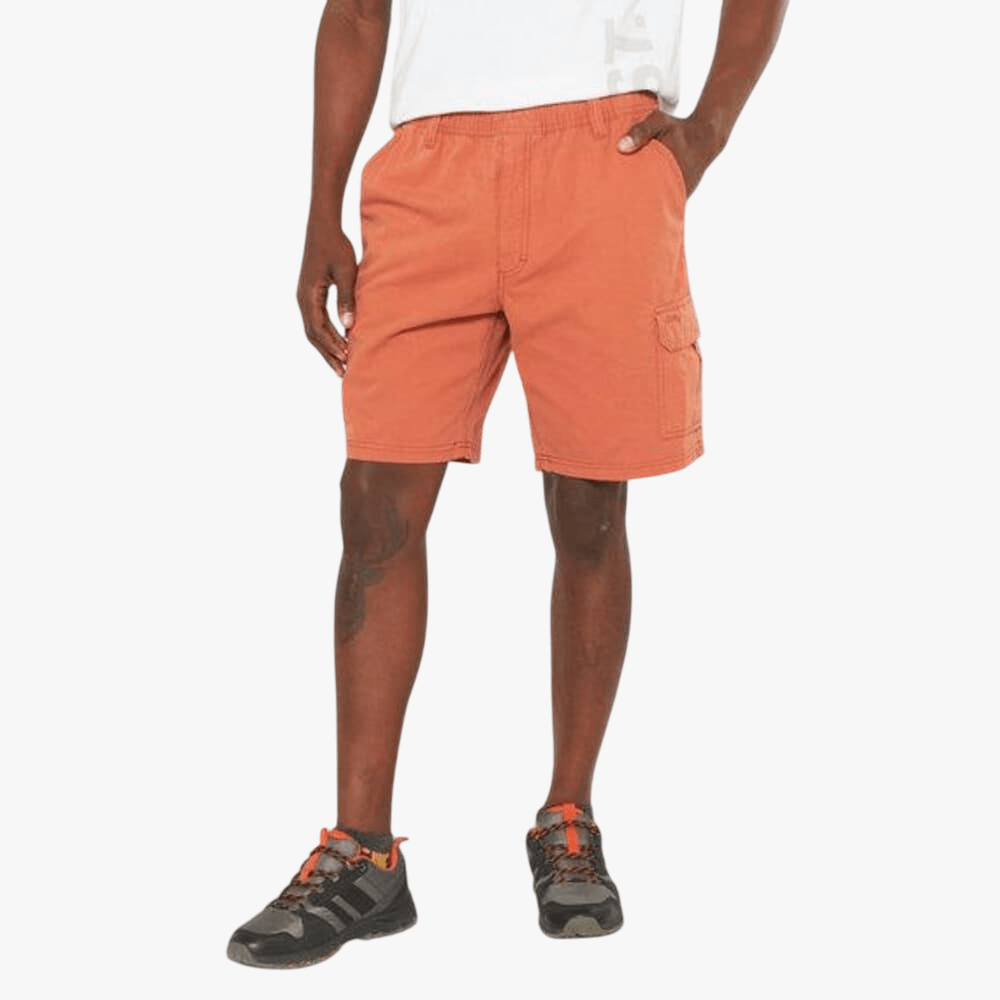 Jeep Mens 21Cm Hurricane Cargo Elasticated Short Rust | Jeep