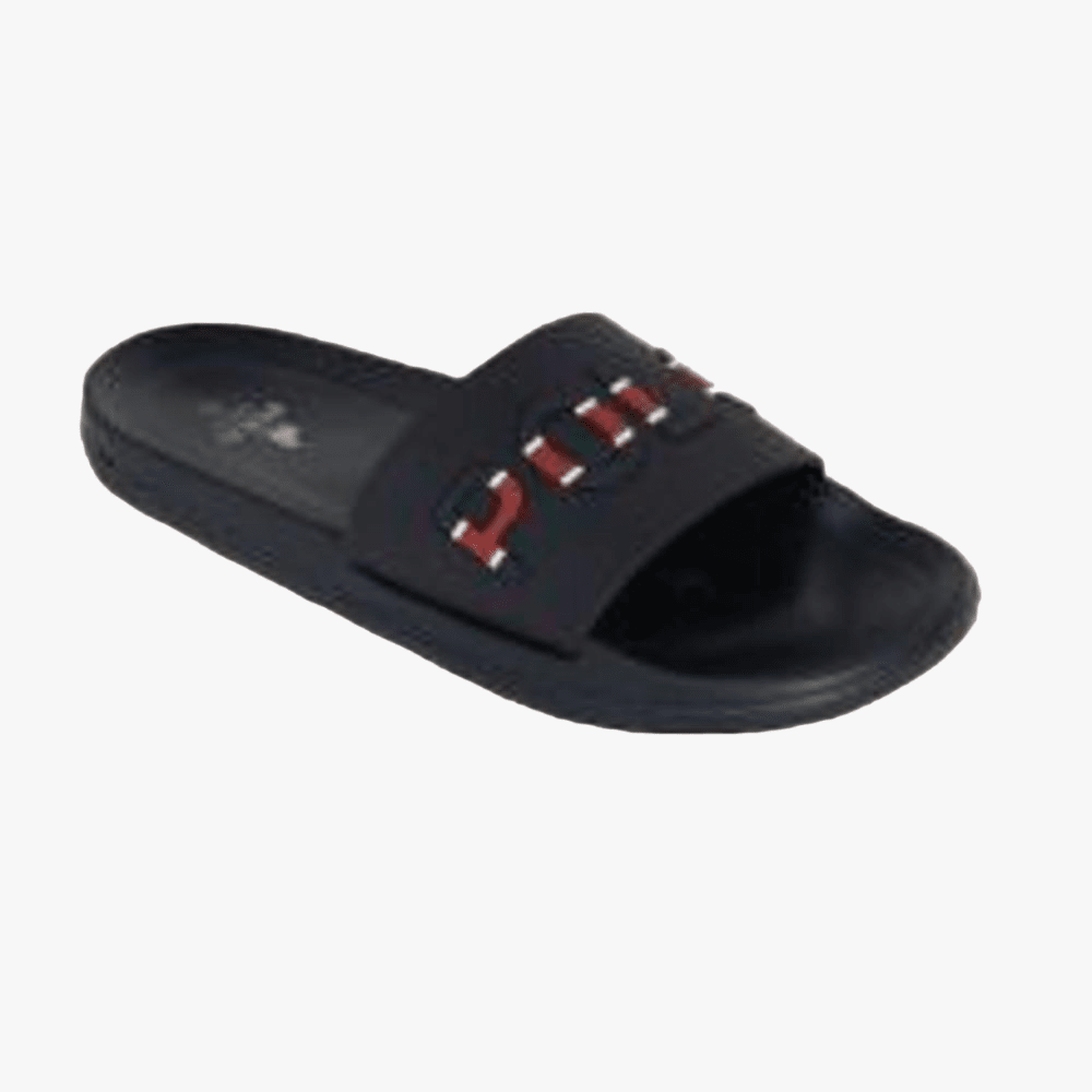 Polo Mens Pool Slide Navy Red | Polo
