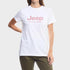 Jeep Womens Logo Strong Short Sleeve Tee White | Jeep