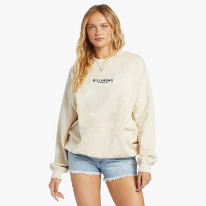 Bilabong Womens Society Crew Sweater Whitecap | Billabong
