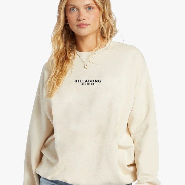 Bilabong Womens Society Crew Sweater Whitecap | Billabong