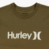Hurley Mens Evd Wash Oao Long Sleeve Tee Uniform Green Khaki | Hurley