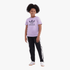 Adidas Girls Tref Short Sleeve Tee Powder Plum | Adidas
