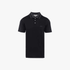 Pringle Mens Brooks Jacquard Collar Short Sleeve Golfer Navy | Pringle