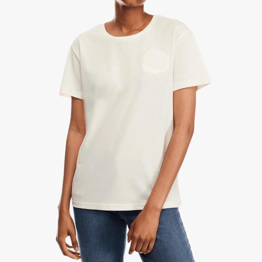 Polo Womens Equestrian Short Sleeve Tee Ecru | Polo