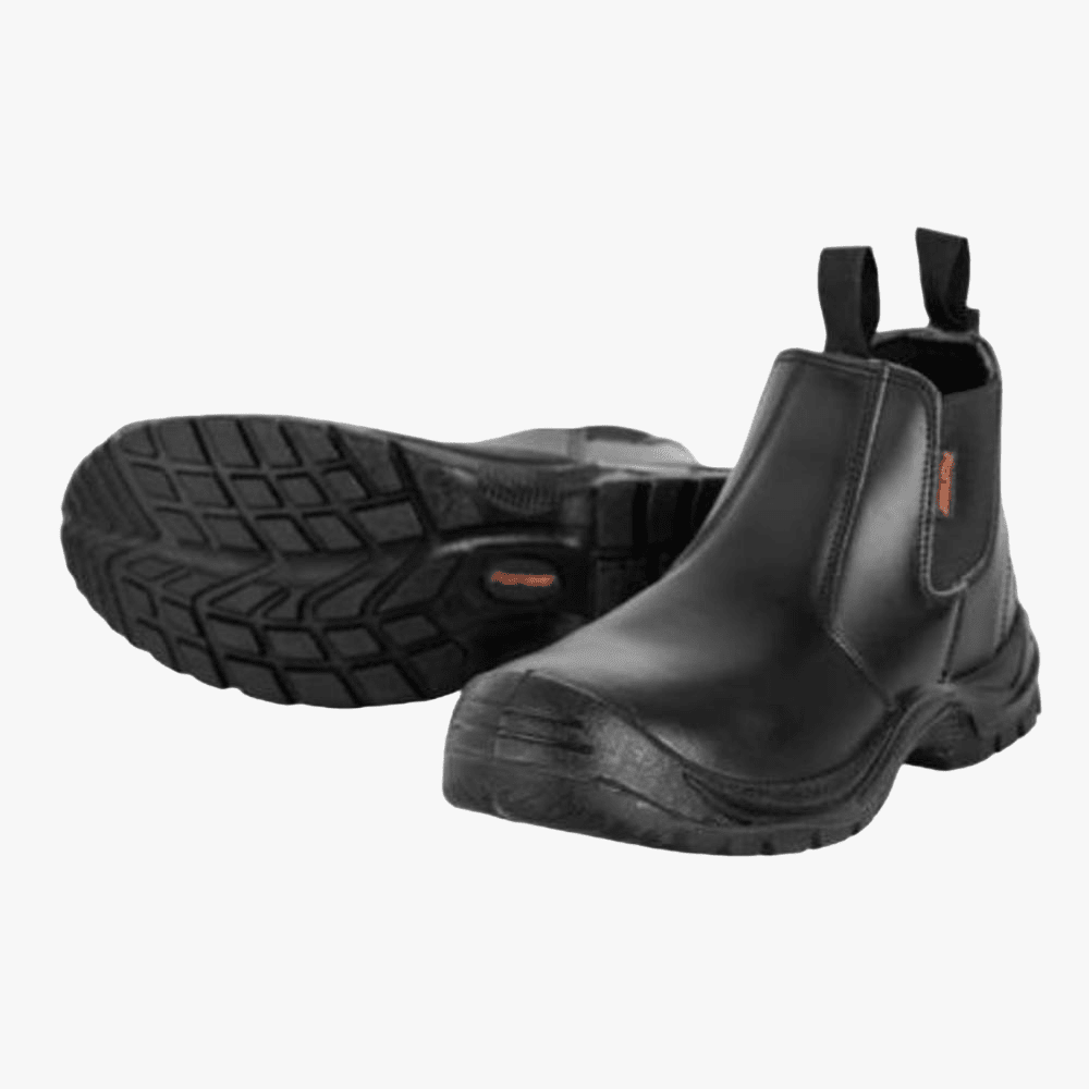 Pioneer Safety Commander Black Steel Toe Chelsea Boot – Brands Megastore