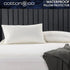 Cotton Co Mattress Protector Queen Extra Waterproof White Cotton Co
