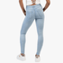 Sissy Boy Cara Skinny Mid Waist Jean Sateen Denim Light Vintage | Sissy Boy