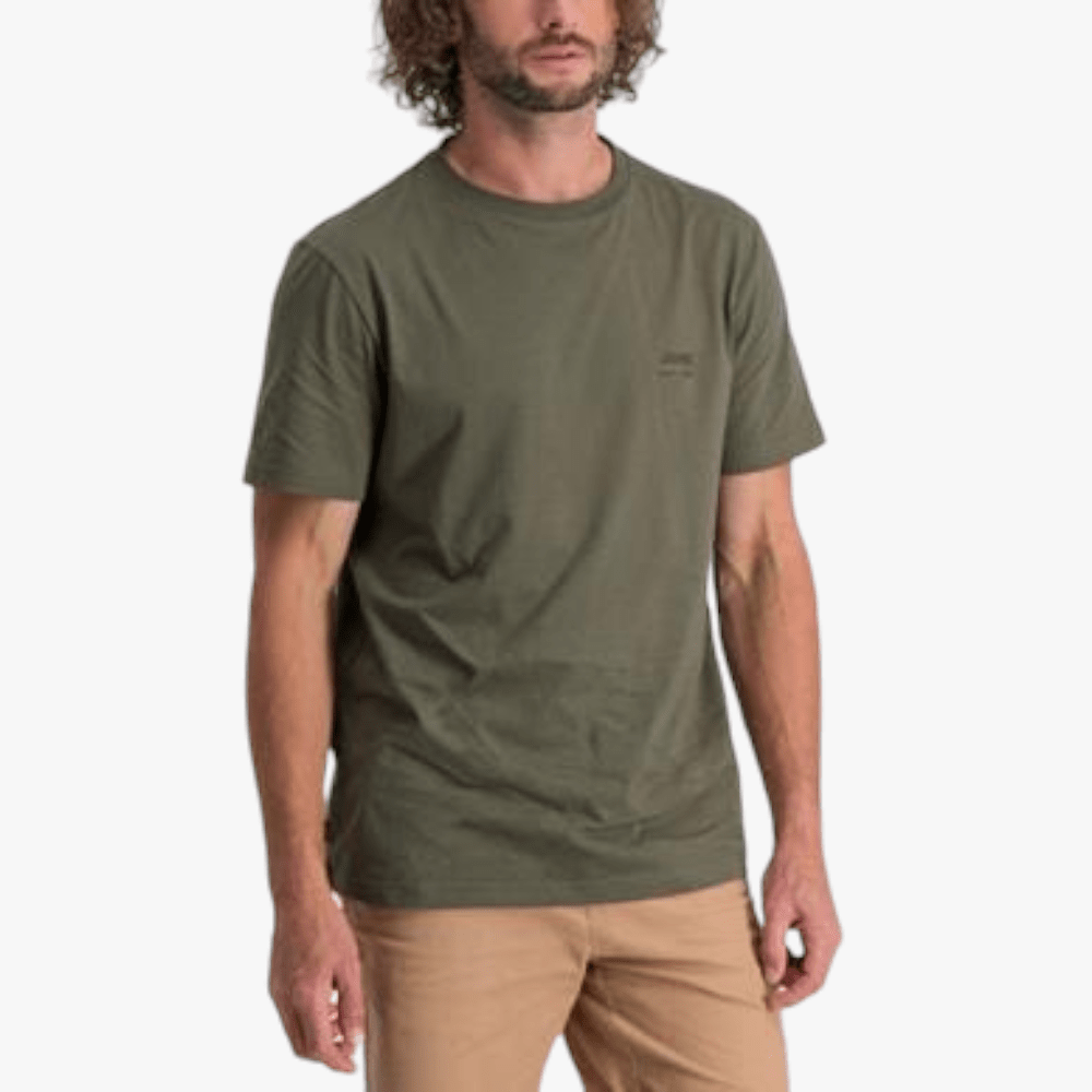 Jeep Mens Oraganic Cotton Short Sleeve Tee Fatigue | Jeep