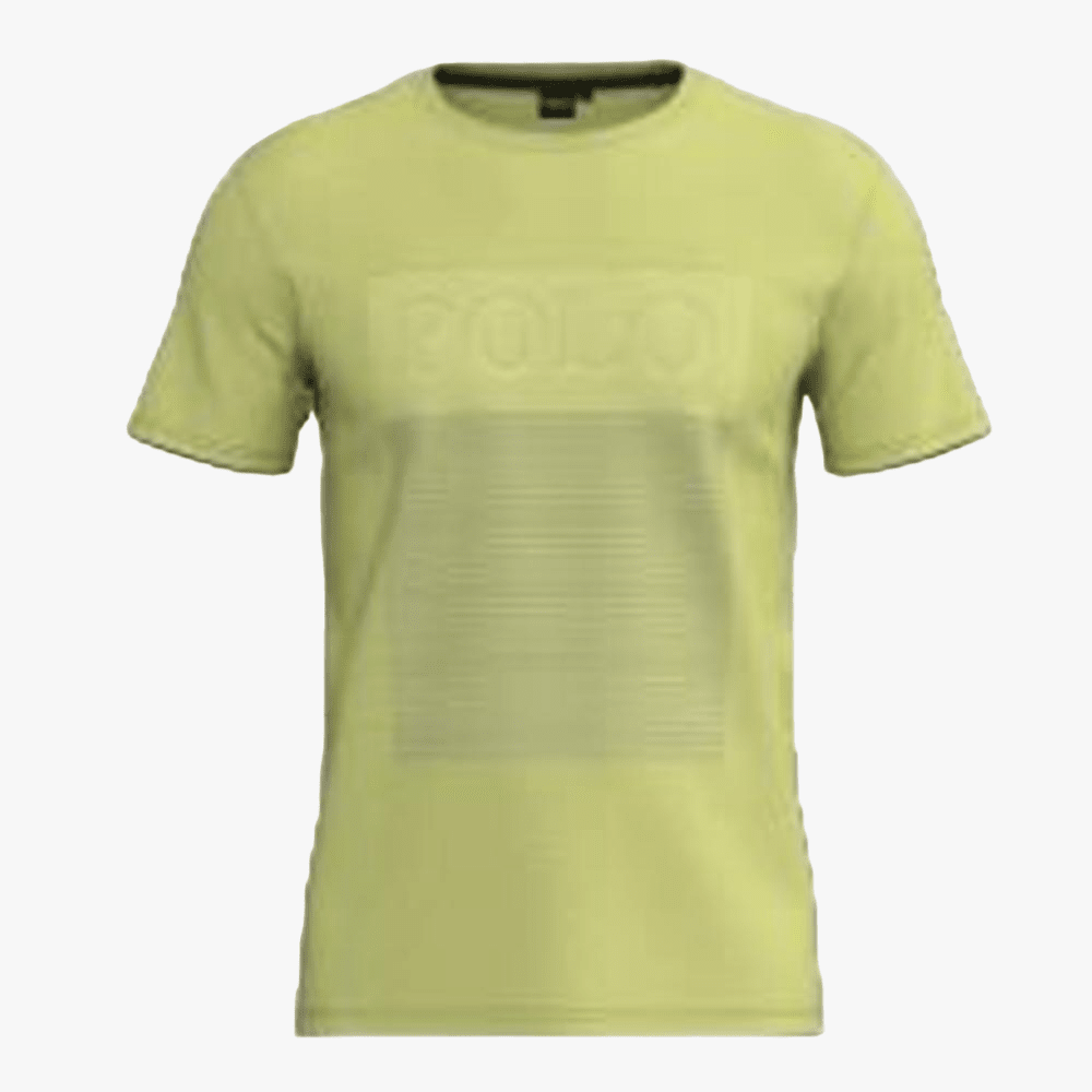 Polo Mens Graphic Logo Short Sleeve Tee Light Yellow | Polo