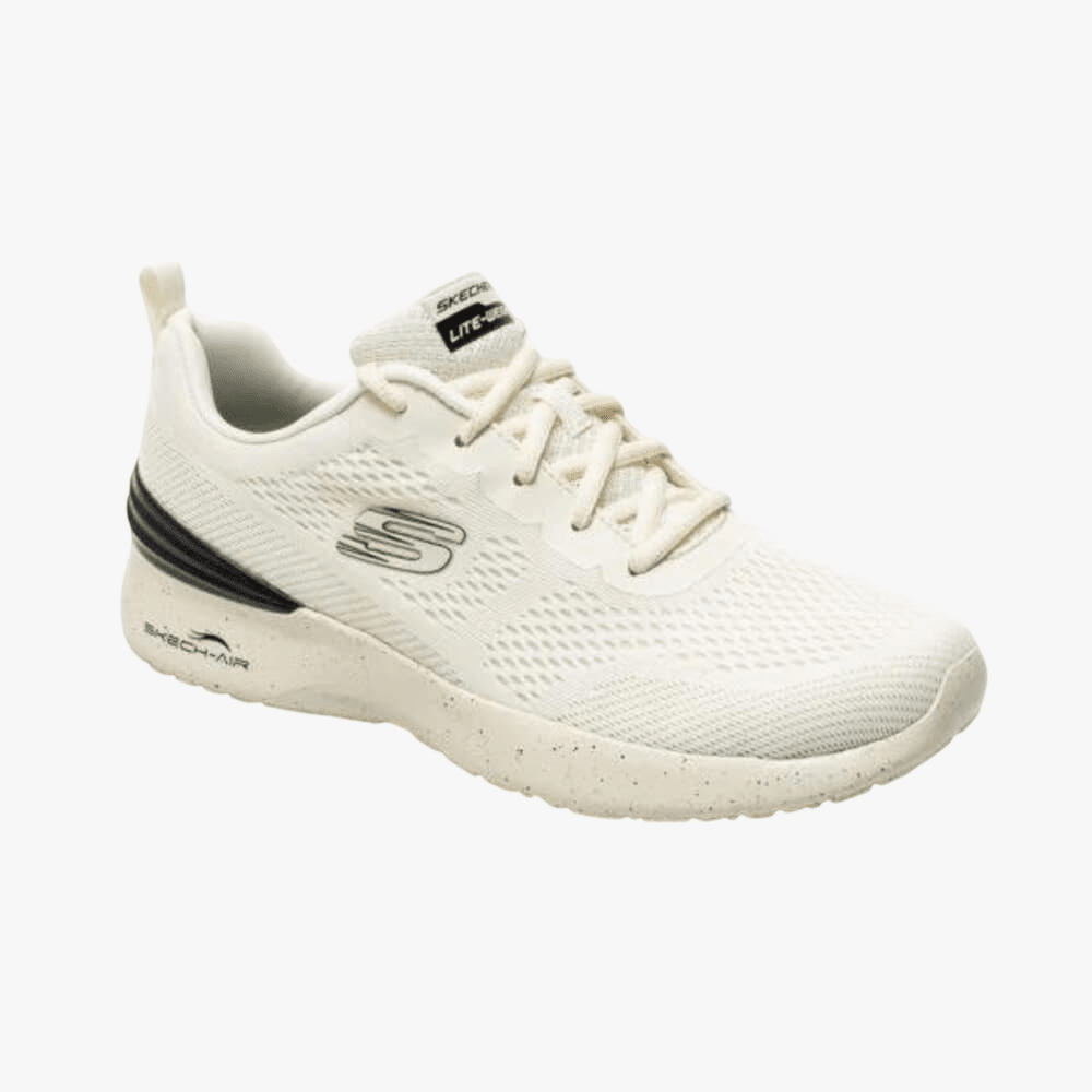 Skechers Womens Skech Air Dynamiight Sneaker Natural Black | Skechers