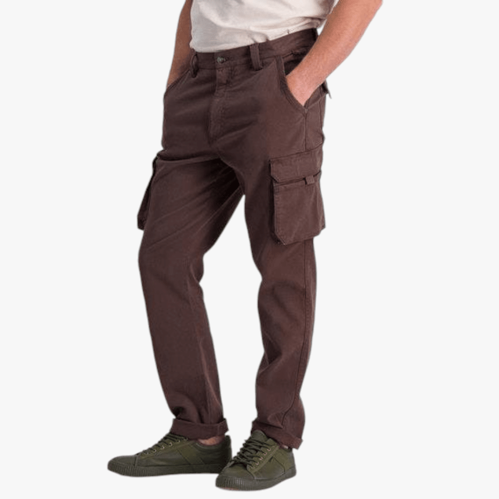 Jeep Mens Bolt Fixed Waist Cargo Pants Tobacco &gt;102-375 | Jeep