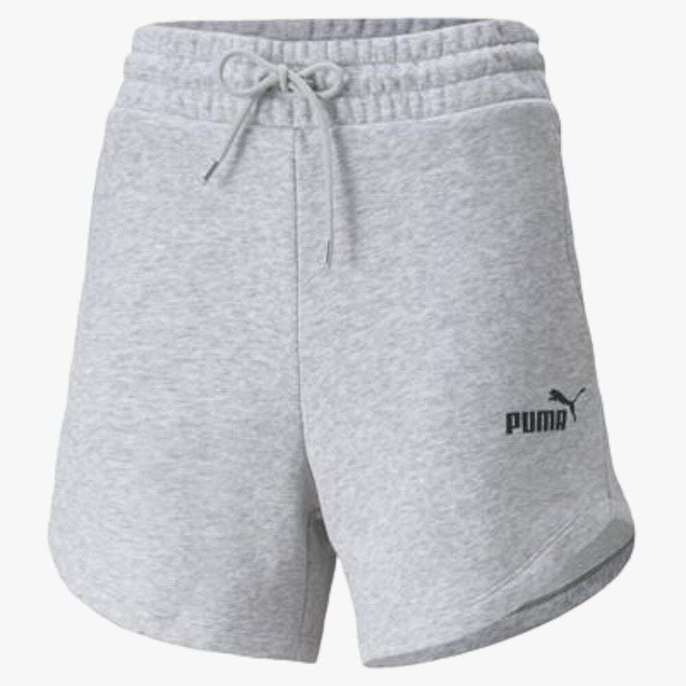 Puma Womens Ess 5&quot; High Waist Shorts Light Gray Heather | Puma