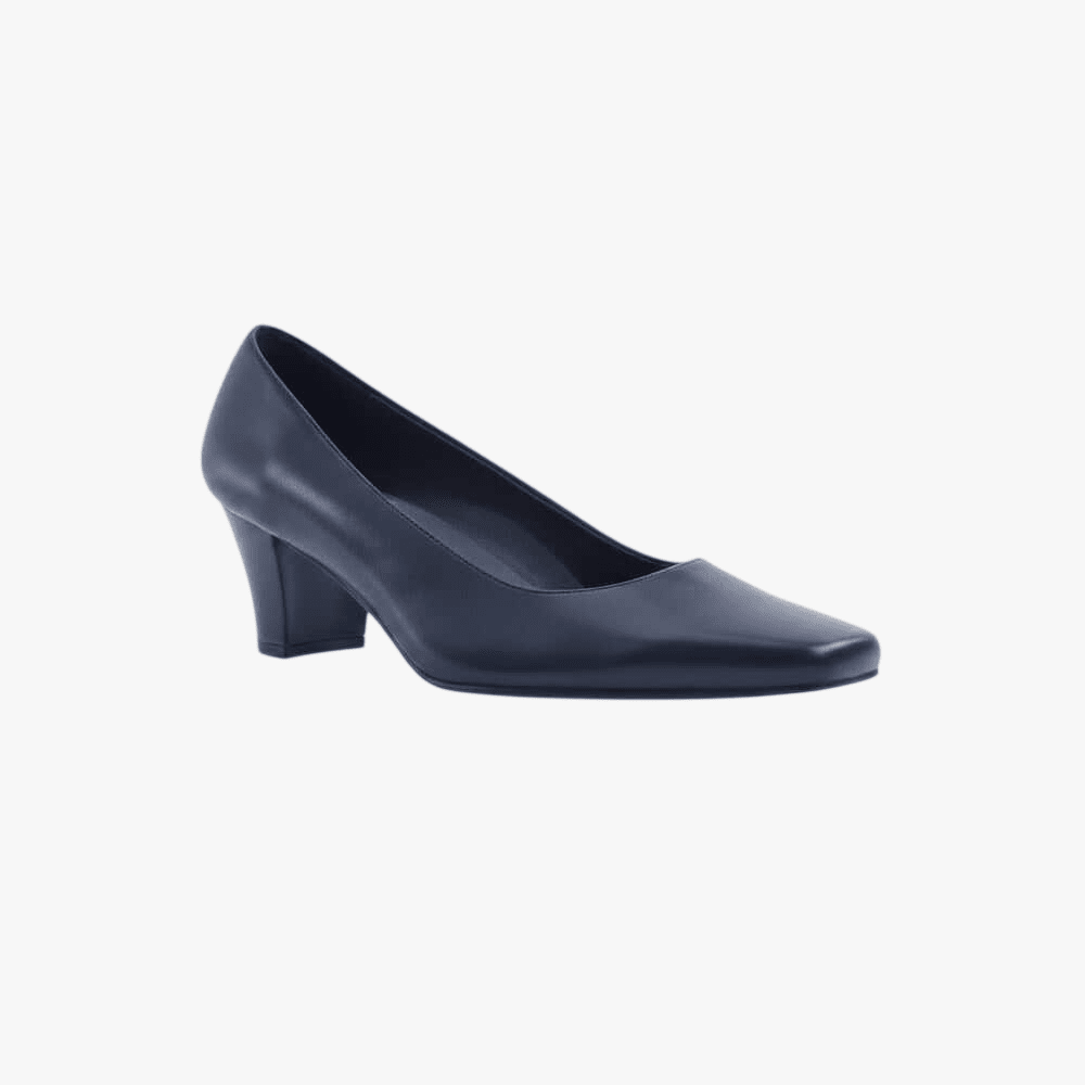 Greencross Womens Hh Square Toe Slip On Court Navy | Greencross
